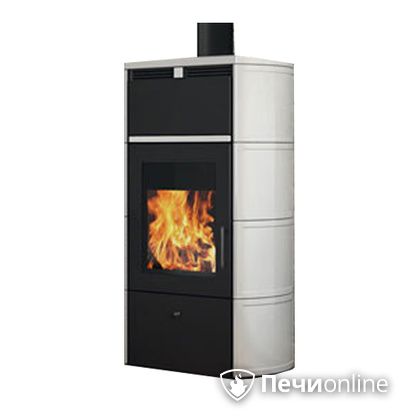 Печь-камин Edilkamin Flamma 24 kw V.C. Bianco Panna с Т/О в Тавде